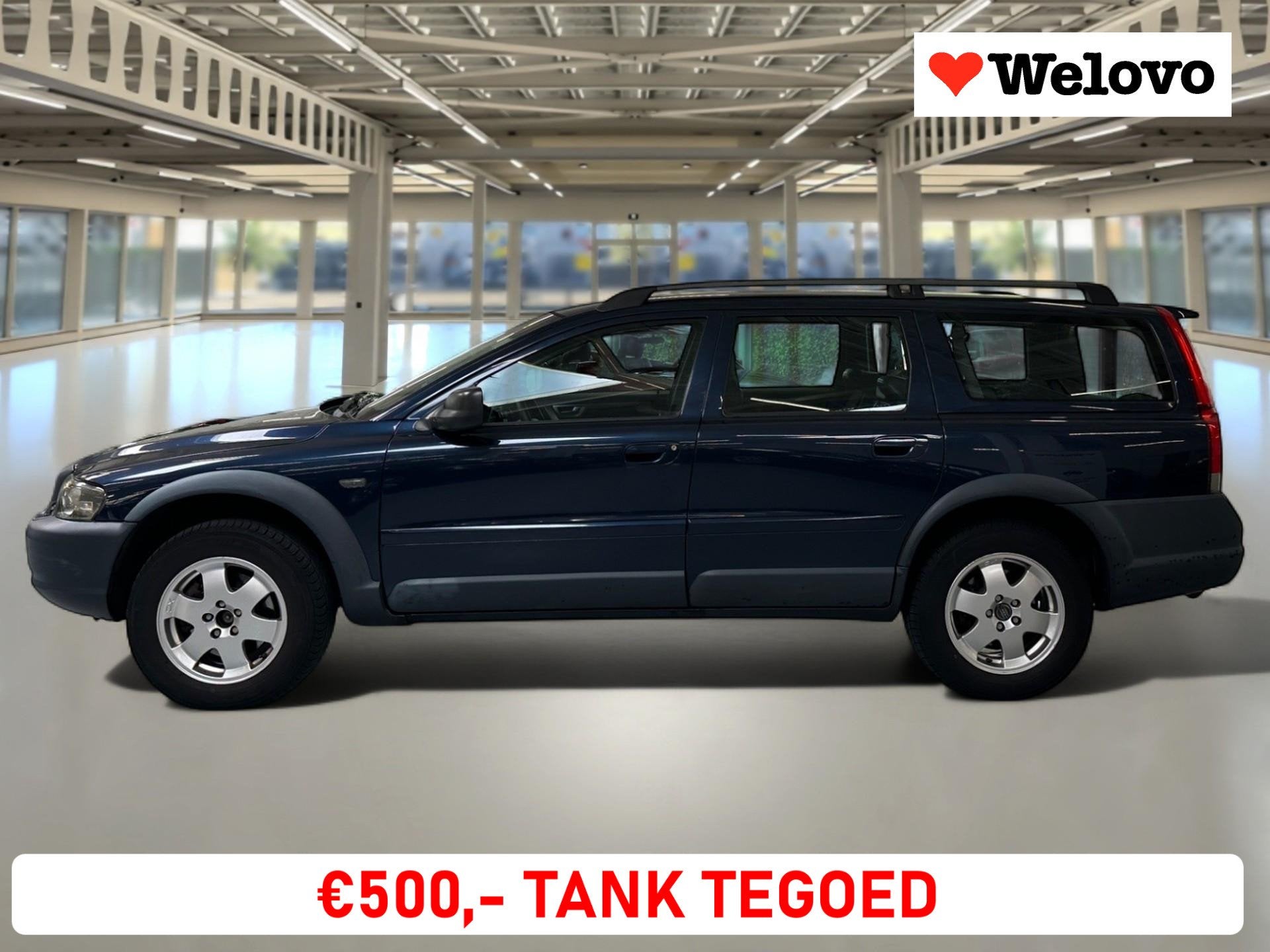 Volvo XC70 2.5 T Geartronic Comfort Line Garantie, rijklaar,, Automaat, Stof, Blauw, XC70