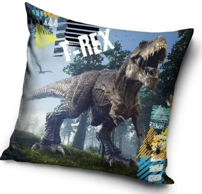 Dinosaurus Kussen T-Rex - Sierkussen, Overige kleuren, Nieuw, Ophalen of Verzenden, Nvt