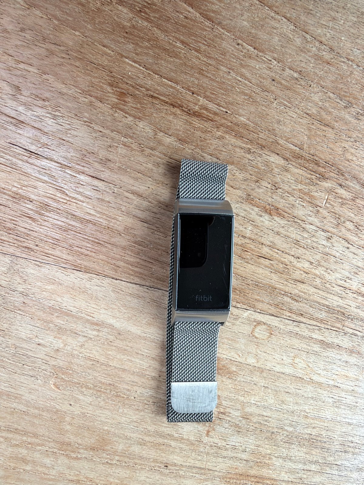Fitbit Charge 3 met Milanese bandje zgan, Ophalen of Verzenden, Zo goed als nieuw, Waterdicht, Android