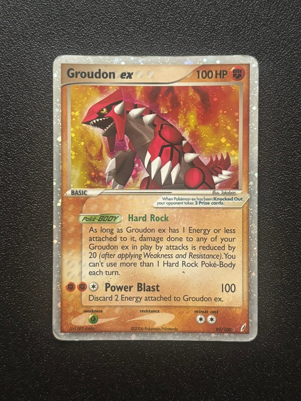 Groudon ex 93 Crystal Guardians (Played), Hobby en Vrije tijd, Ophalen of Verzenden, Zo goed als nieuw