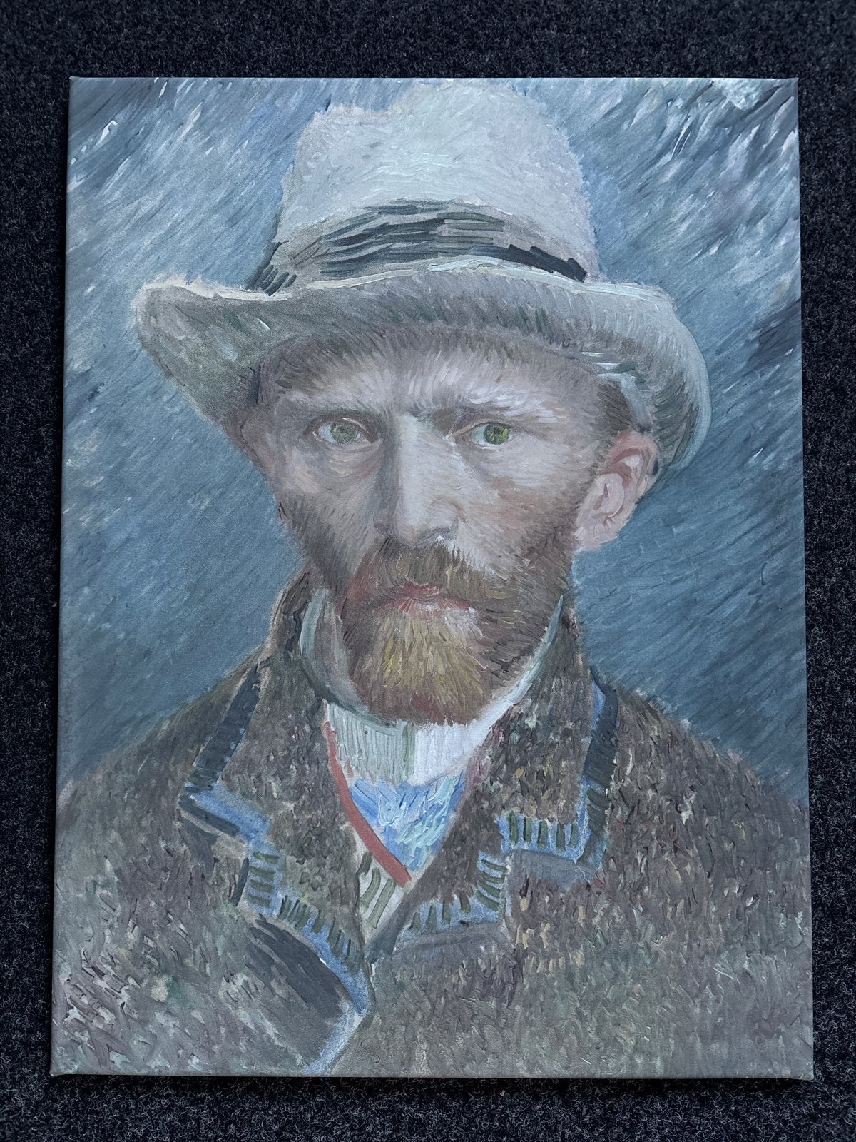 Vincent van Gogh Portret op Canvas, Ophalen, Doek, Portret of Personen, Expressionistisch