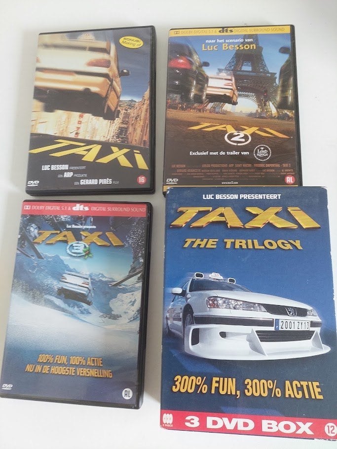 Taxi The Trilogy, Cd's en Dvd's, Gebruikt, Ophalen of Verzenden, Frans, Vanaf 12 jaar