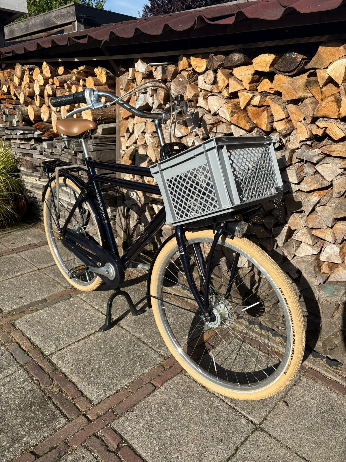 Cortina U5 herenfiets maat L, Fietsen en Brommers, Gebruikt, Versnellingen, 57 tot 61 cm, Trommelrem