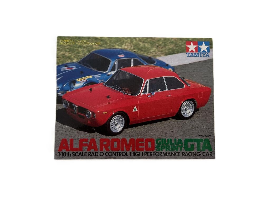 Tamiya Alfa Romeo Giulia GTA kaartje, Auto, Groter dan 1:32, Nieuw, Ophalen of Verzenden