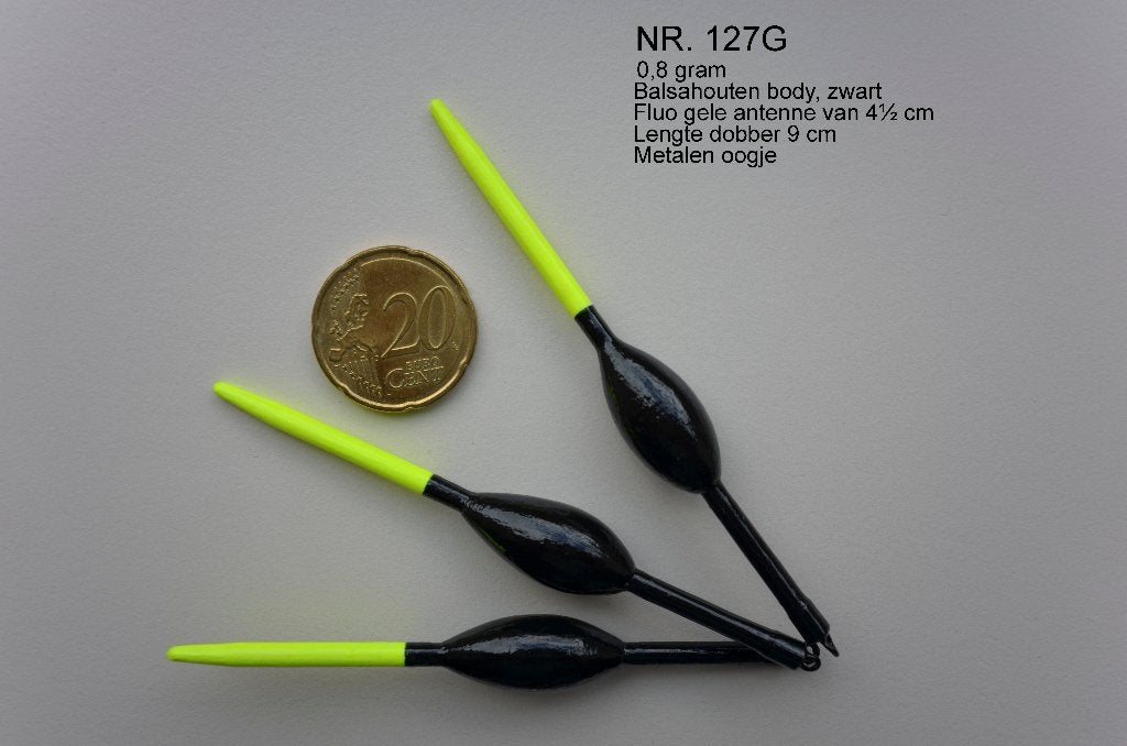 KARPERDOBBER HANDBUILT  NR. 127G / 0,8 gram, Ophalen of Verzenden, Nieuw, Dobber of Lood