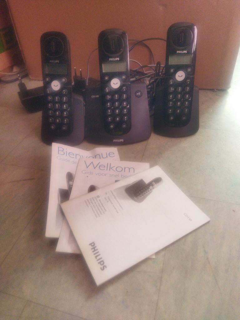 Philips dect telefoons 3 stuks, Ophalen