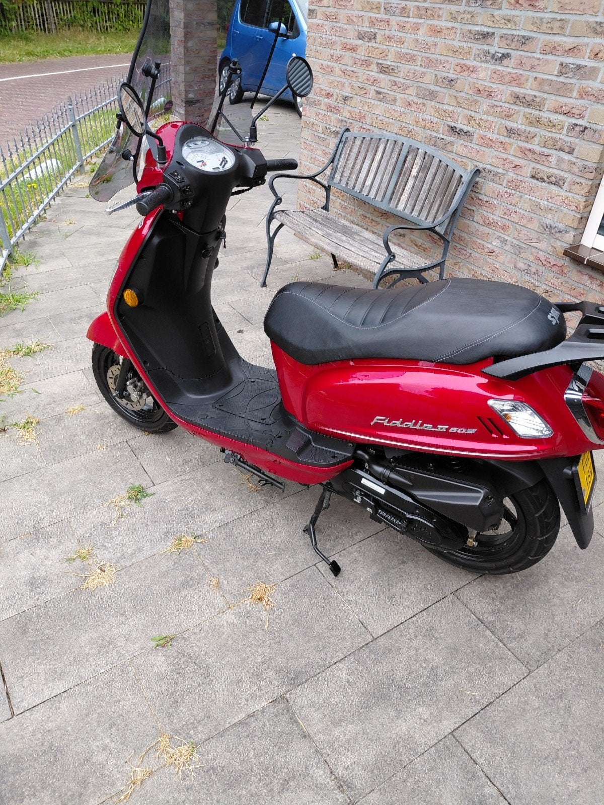 Sym fiddle 2 bouwjaar 2021 met slechts 2600km, Fietsen en Brommers, Scooters | SYM, Ophalen, Maximaal 45 km/u, 49 cc, Zo goed als nieuw