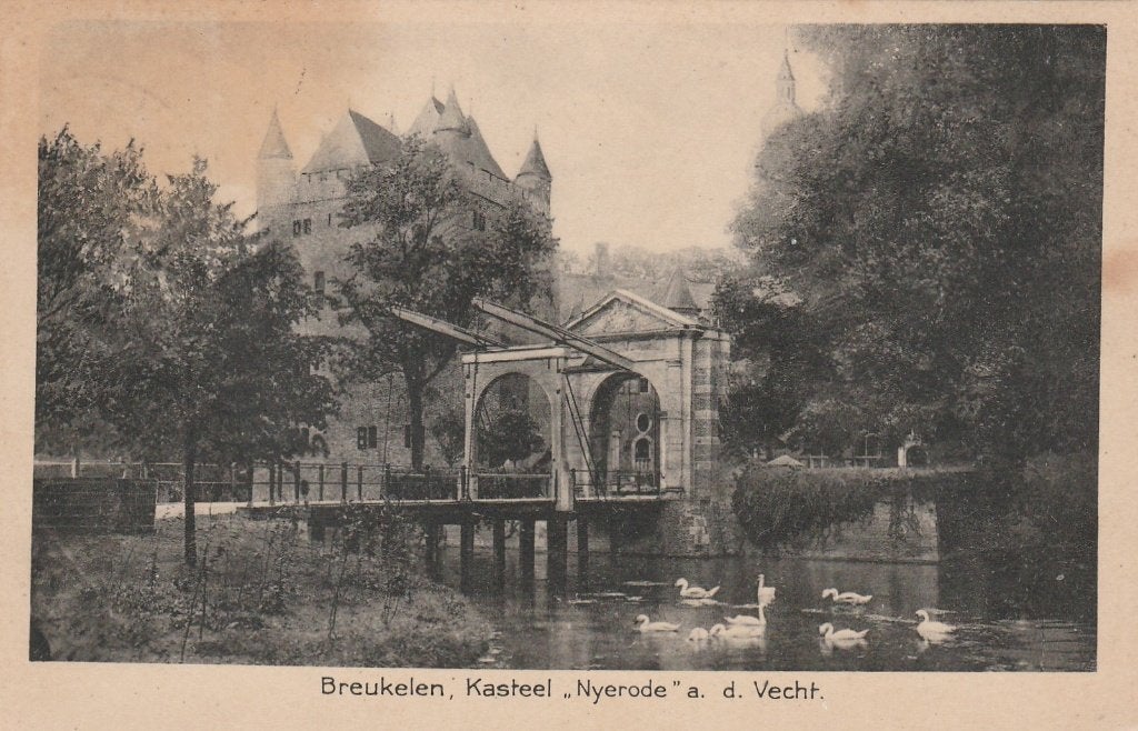 breukelen- kasteel nijenrode 1925, Ophalen of Verzenden, 1920 tot 1940, Gelderland