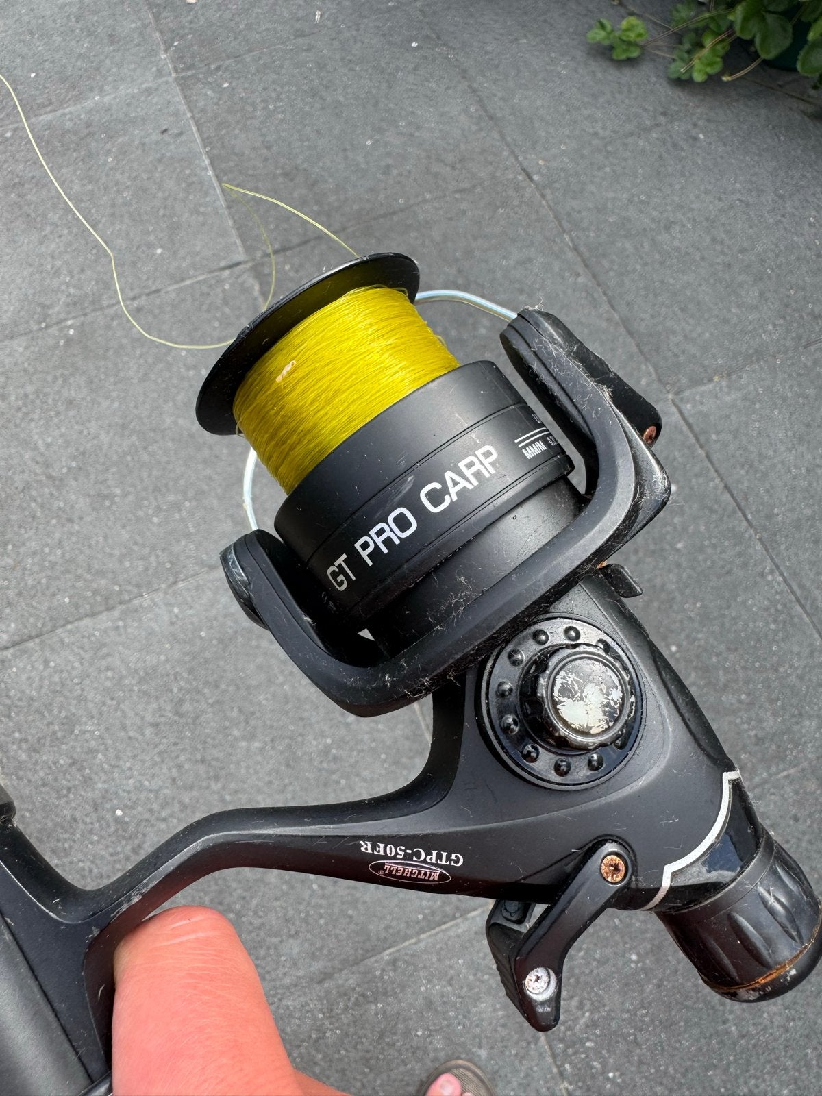 Mitchell GT Pro Carp Hengel met Molen, Ophalen, Gebruikt, Complete hengel