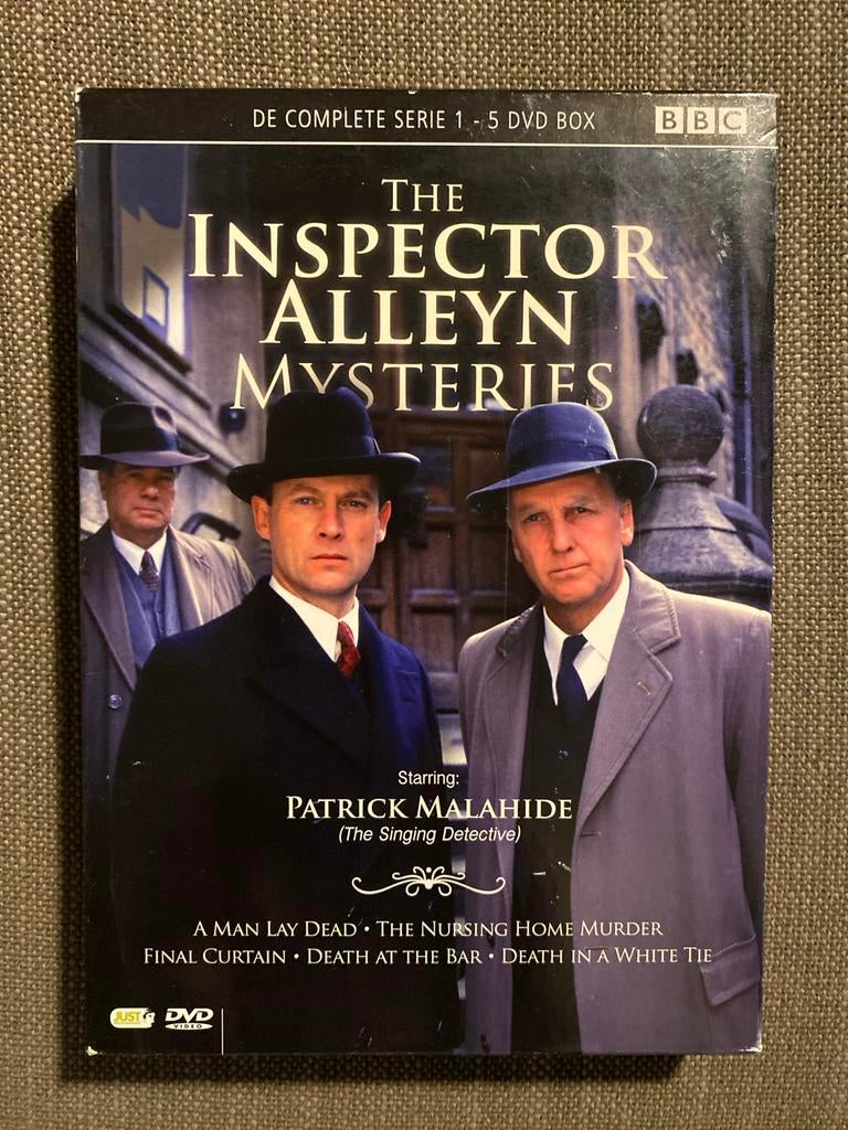 The Inspector Alleyn Mysteries - Complete Serie 1-5 DVD Box, Cd's en Dvd's, Boxset, Ophalen of Verzenden, Zo goed als nieuw, Vanaf 12 jaar
