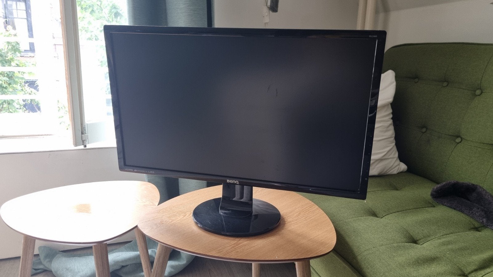 BenQ GL2460HM Monitor 23inch - 1080p, HDMI, DVI, VGA, Computers en Software, Monitoren, Gebruikt, Full HD, 60 Hz of minder, Ophalen