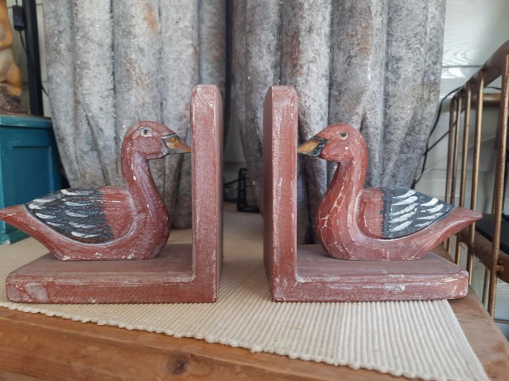 Prachtige Eenden *BOEKNSTANDAARDS*, Ophalen of Verzenden, Zo goed als nieuw, Hout, Minder dan 50 cm