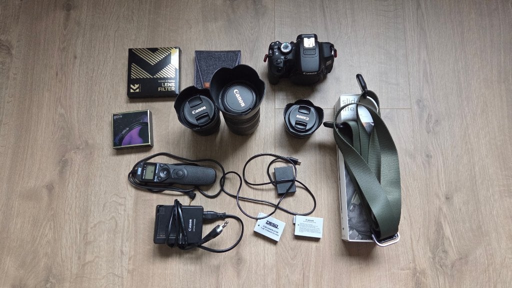 Complete camera set, Canon 650D, Ophalen, Ingebouwde flitser, Spiegelreflex, Canon