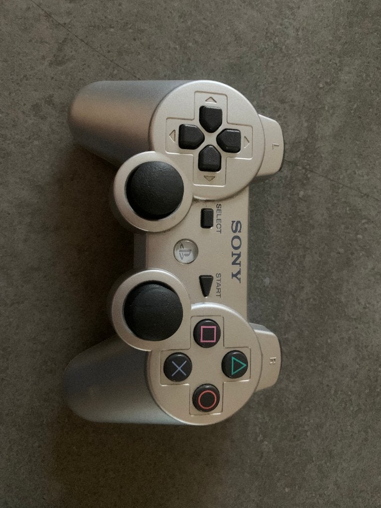 PS3 Wireless Controller Zilver, Ophalen of Verzenden, Gebruikt, Sony
