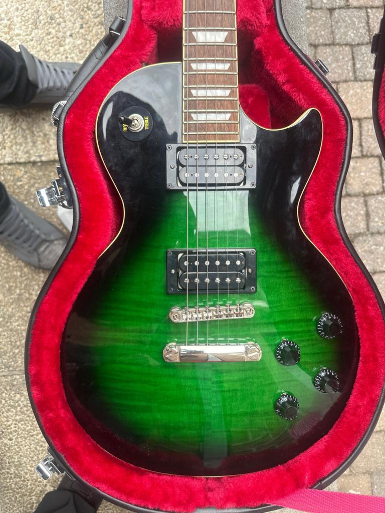 Epiphone Les Paul Slash Collection Anaconda Burst + Hardcase, Ophalen of Verzenden, Zo goed als nieuw, Solid body, Gibson