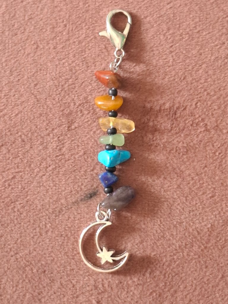 Hanger met natuursteentjes, Ophalen of Verzenden, Zo goed als nieuw, Overige kleuren, Overige materialen