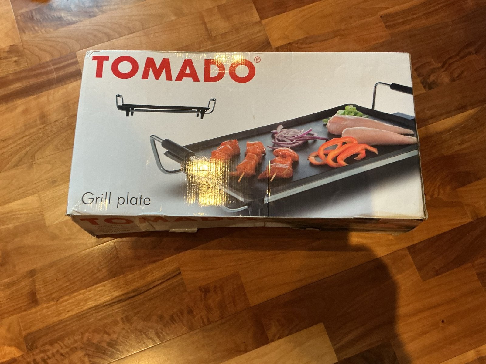 Tomado Grillplaat - Gebruikt maar werkt nog redelijk, Ophalen, Gebruikt, Tafelgrill