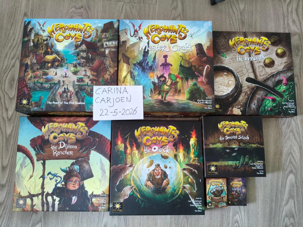 Merchants Cove Kickstarter inclusief Master Craft, Ophalen, Nieuw, Final Frontier Games