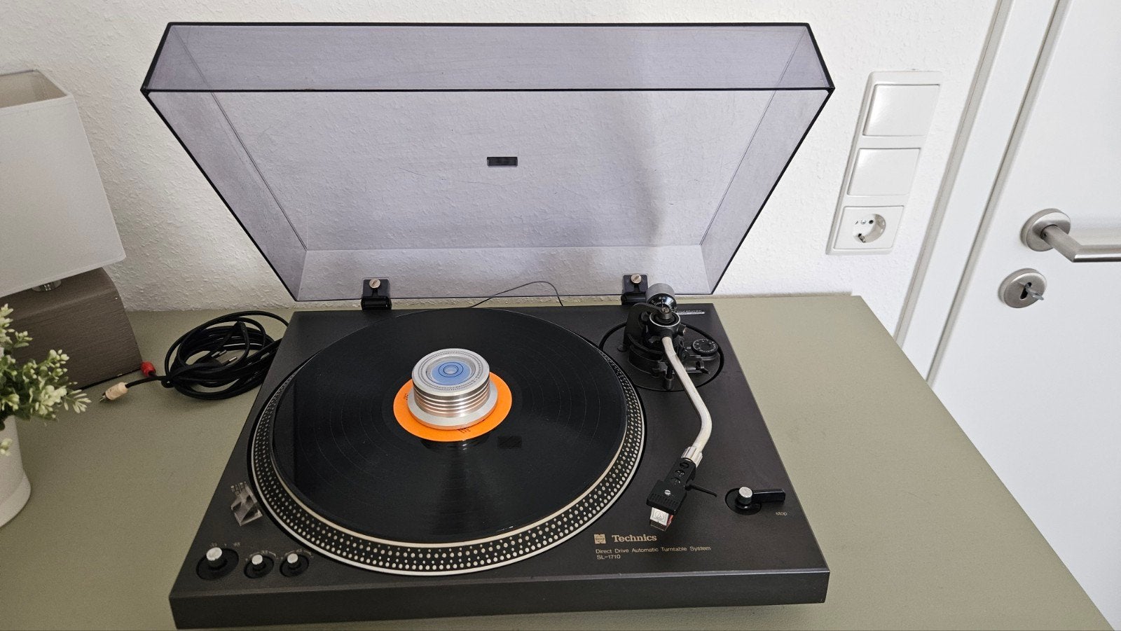Technics SL-1710 Direct Drive Platenspeler, Gebruikt, Automatisch, Ophalen of Verzenden, Platenspeler