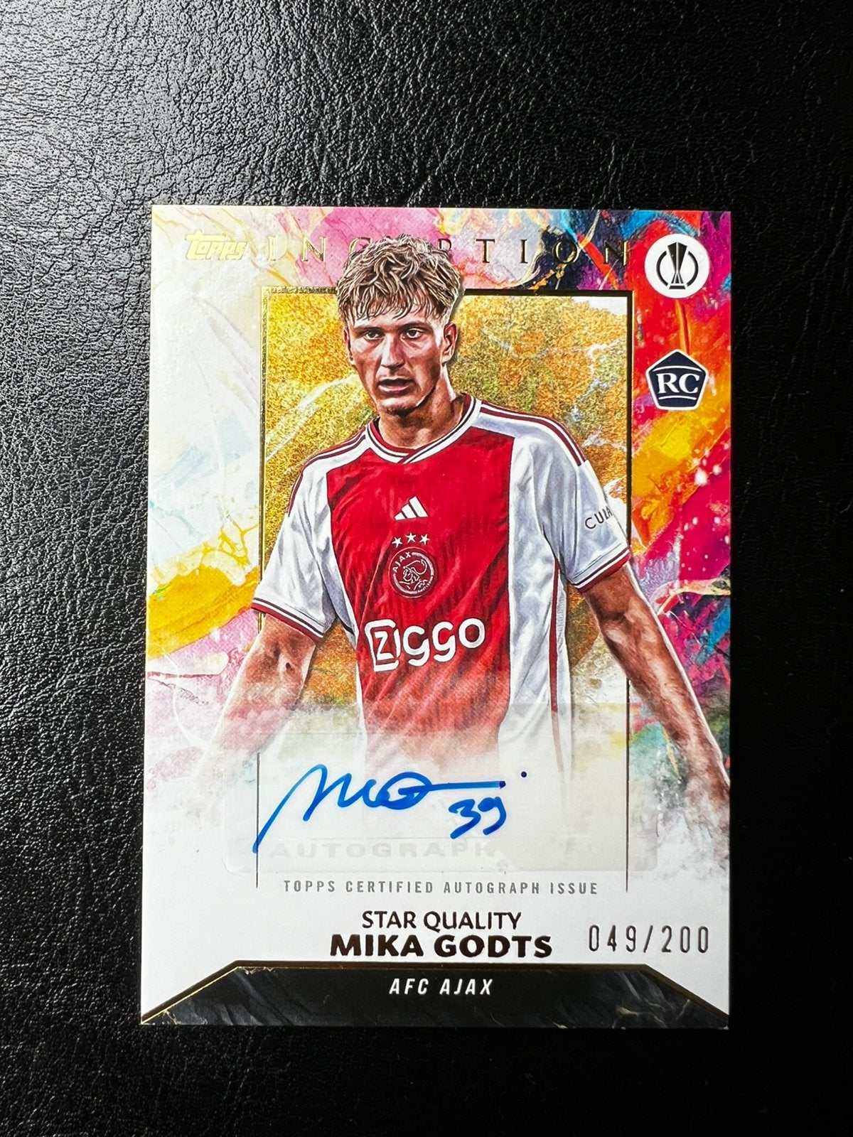 Topps mika godts inception, Verzenden, Zo goed als nieuw, Buitenlandse clubs, Spelerskaart
