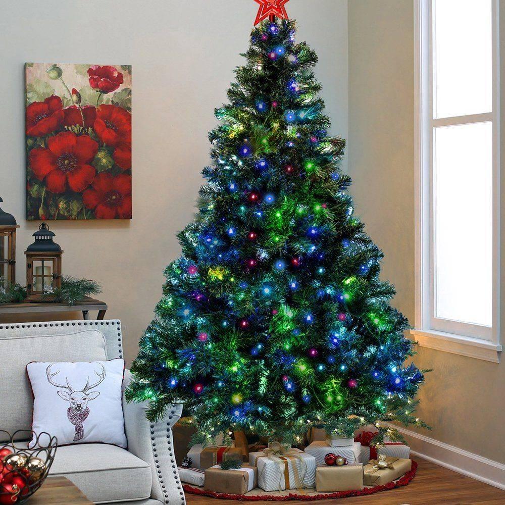 Groene Kunst-Kerstboom. 180cm Incl. Led's Met Kleurwisseling, Ophalen of Verzenden, Nieuw