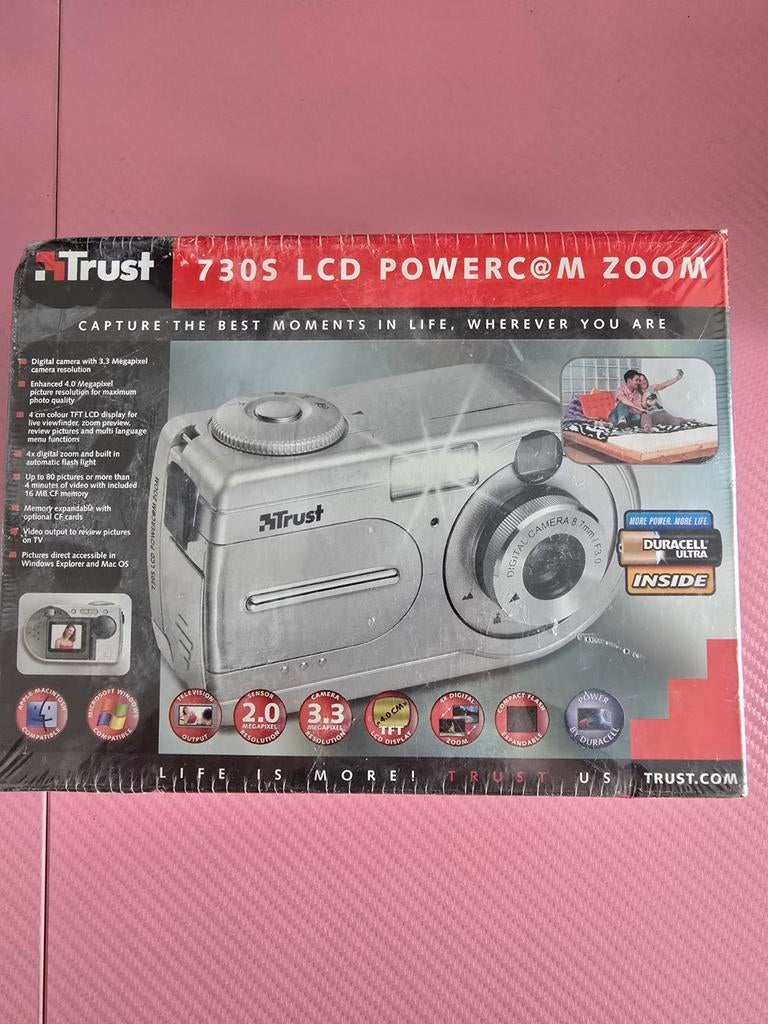Trust LCD Powercam Zoom camera nieuw in doos, Ophalen of Verzenden, Nieuw, Overige Merken, Minder dan 4 keer