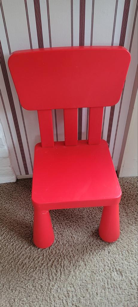 Ikea mammoet stoeltje rood, Ophalen, Stoel(en)