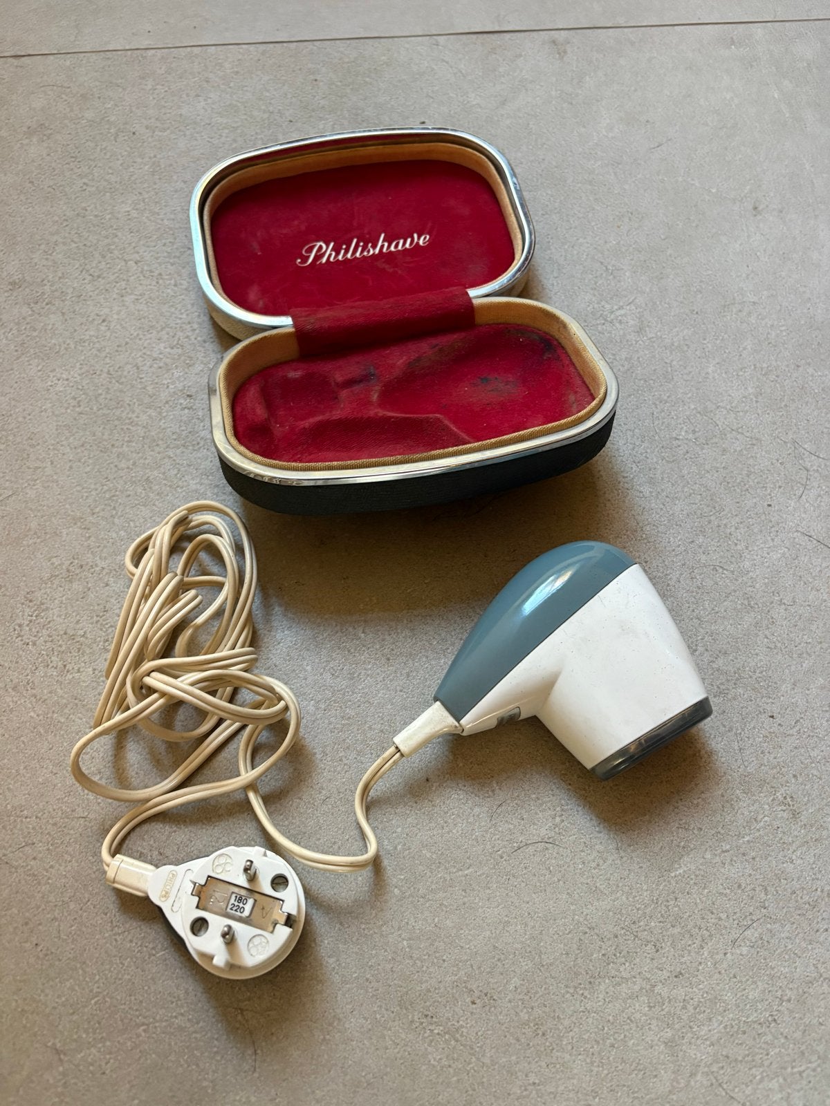 Vintage Philips Philishave Scheerapparaat met Etui, Ophalen of Verzenden