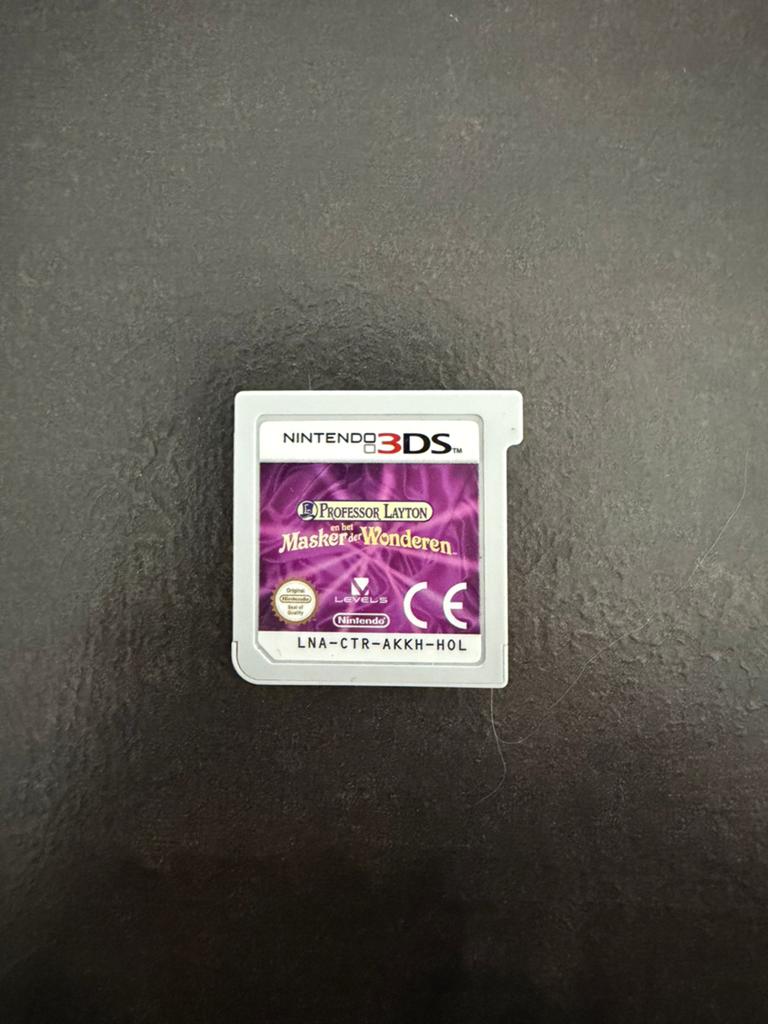 Professor Layton en het masker der Wonderen (3DS), Puzzel en Educatief, 1 speler, Ophalen of Verzenden, Zo goed als nieuw