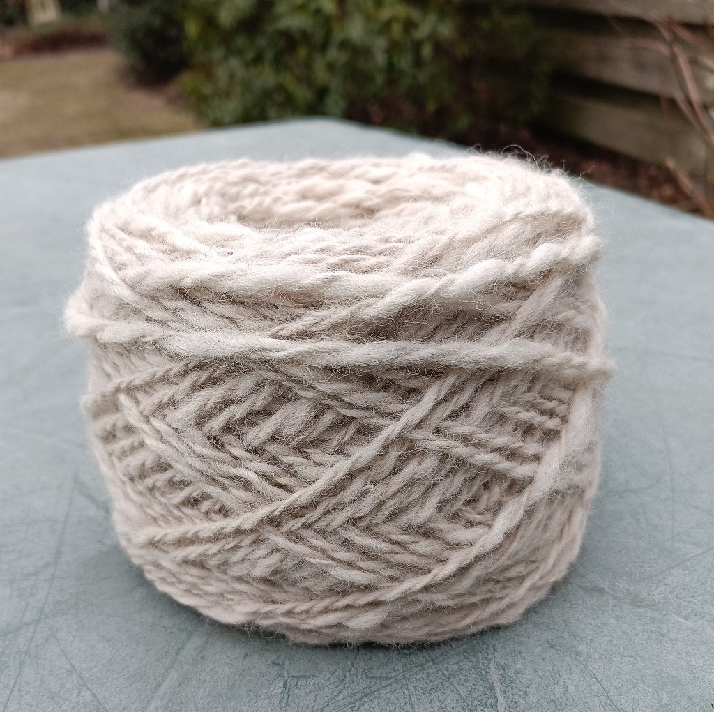 100% ALPACA getwijnd 2-draad wol Geen toevoeging 143gr (AW6), Ophalen of Verzenden, Nieuw, Breien of Haken, Wol of Garen