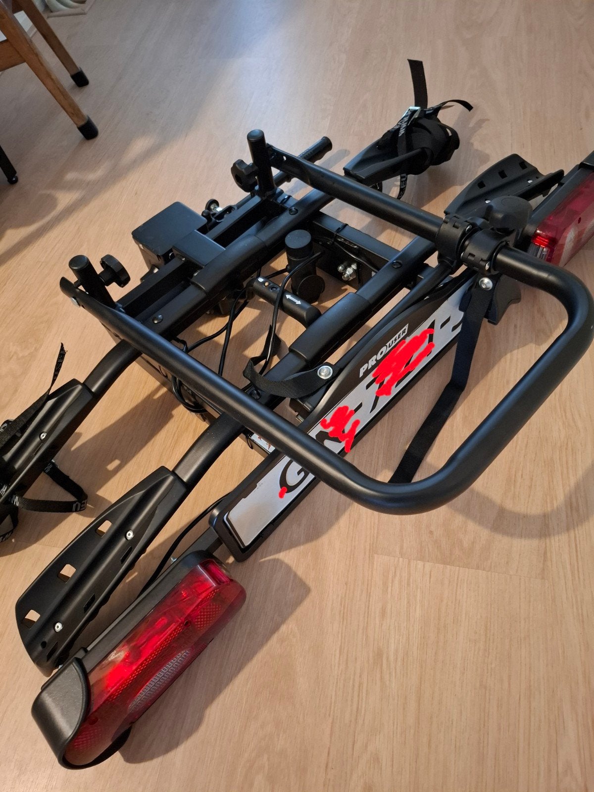 Pro-User Amber 2 Fietsendrager Nieuw Omklapbaar, Ophalen, Nieuw, 2 fietsen, Trekhaakdrager