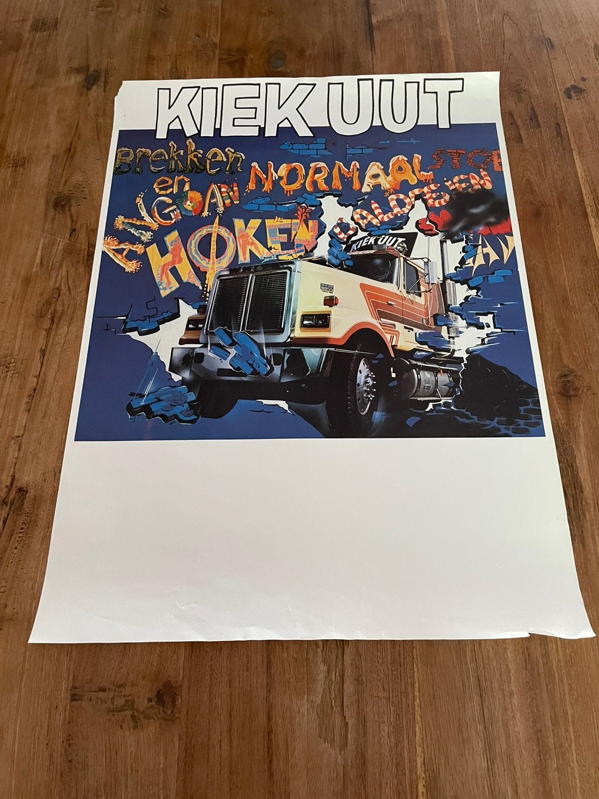 Poster Normaal - Kiek Uut, Verzamelen, Posters, Ophalen of Verzenden, Gebruikt, Muziek