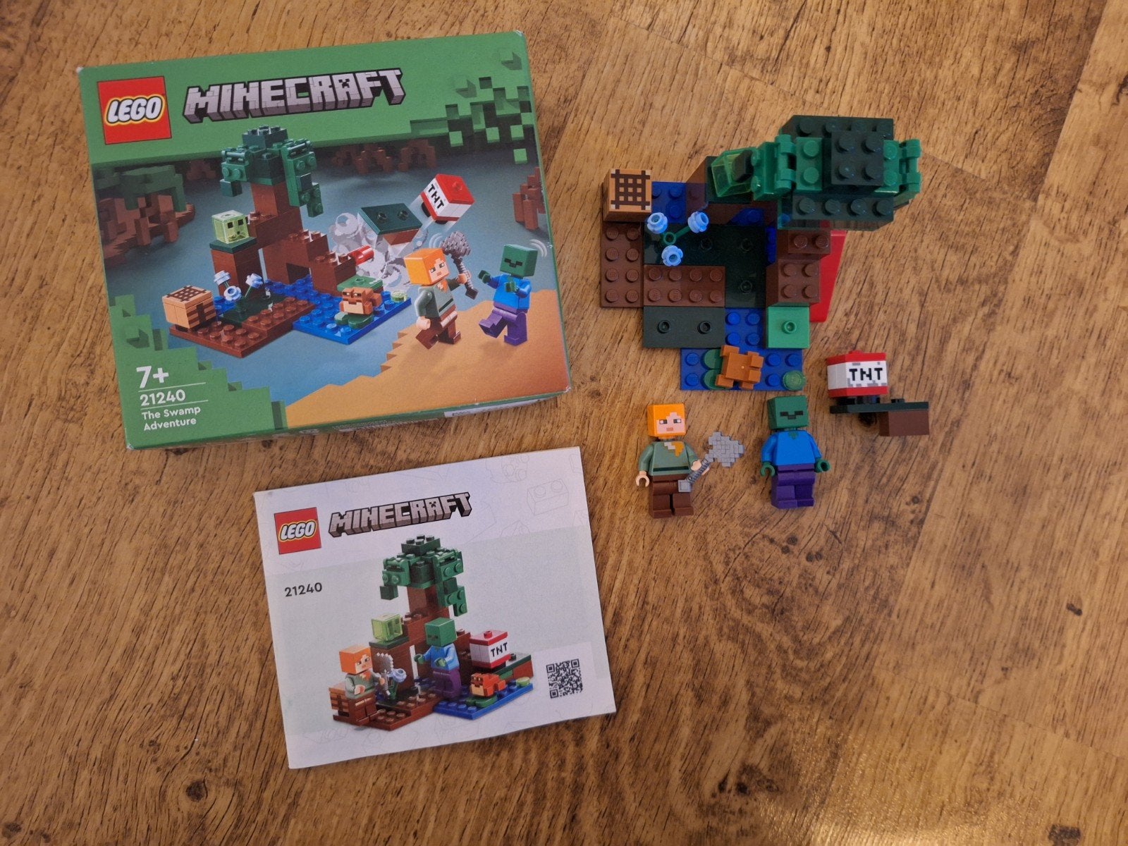 Lego Minecraft het moerasavontuur, Inclusief instructies, Minecraft, Lego, Ophalen of Verzenden