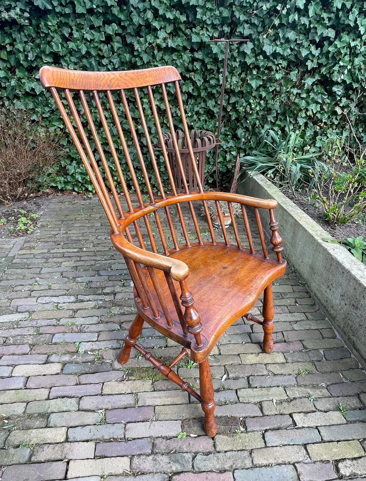 Antieke Windsor chair highback, Antiek en Kunst, Antiek | Meubels | Stoelen en Banken, Ophalen