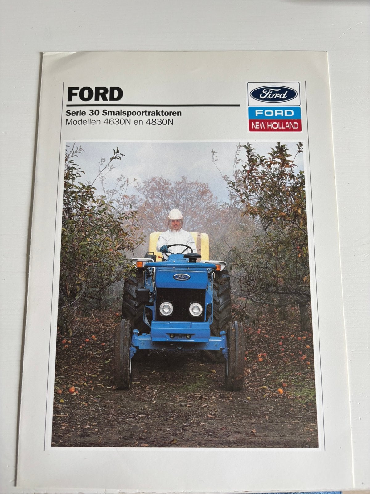 Folder ford smalspoor 4630 en 4830n, Ophalen of Verzenden, Zo goed als nieuw, Folder