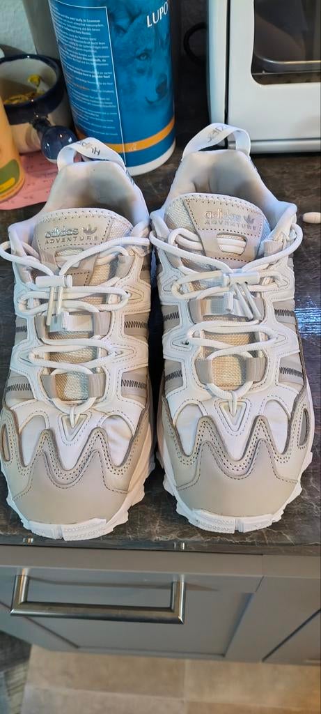 Adidas Adventure Sportschoenen Heren - Wit/Grijs maat 42,5, Kleding | Heren, Schoenen, Ophalen of Verzenden, Zo goed als nieuw