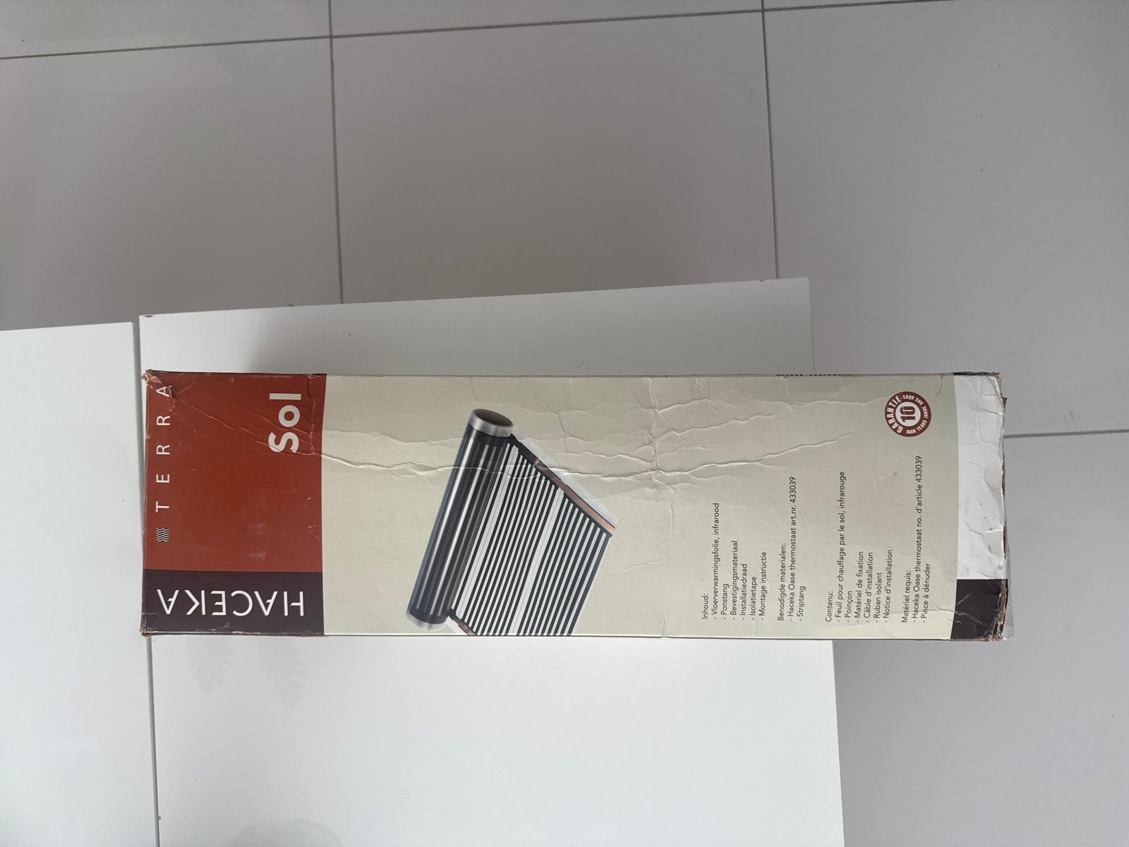 Vloerverwarmingsfolie HACEKA Terra Sol - ongebruikt, Ophalen, Minder dan 30 cm, Overige typen, Nieuw
