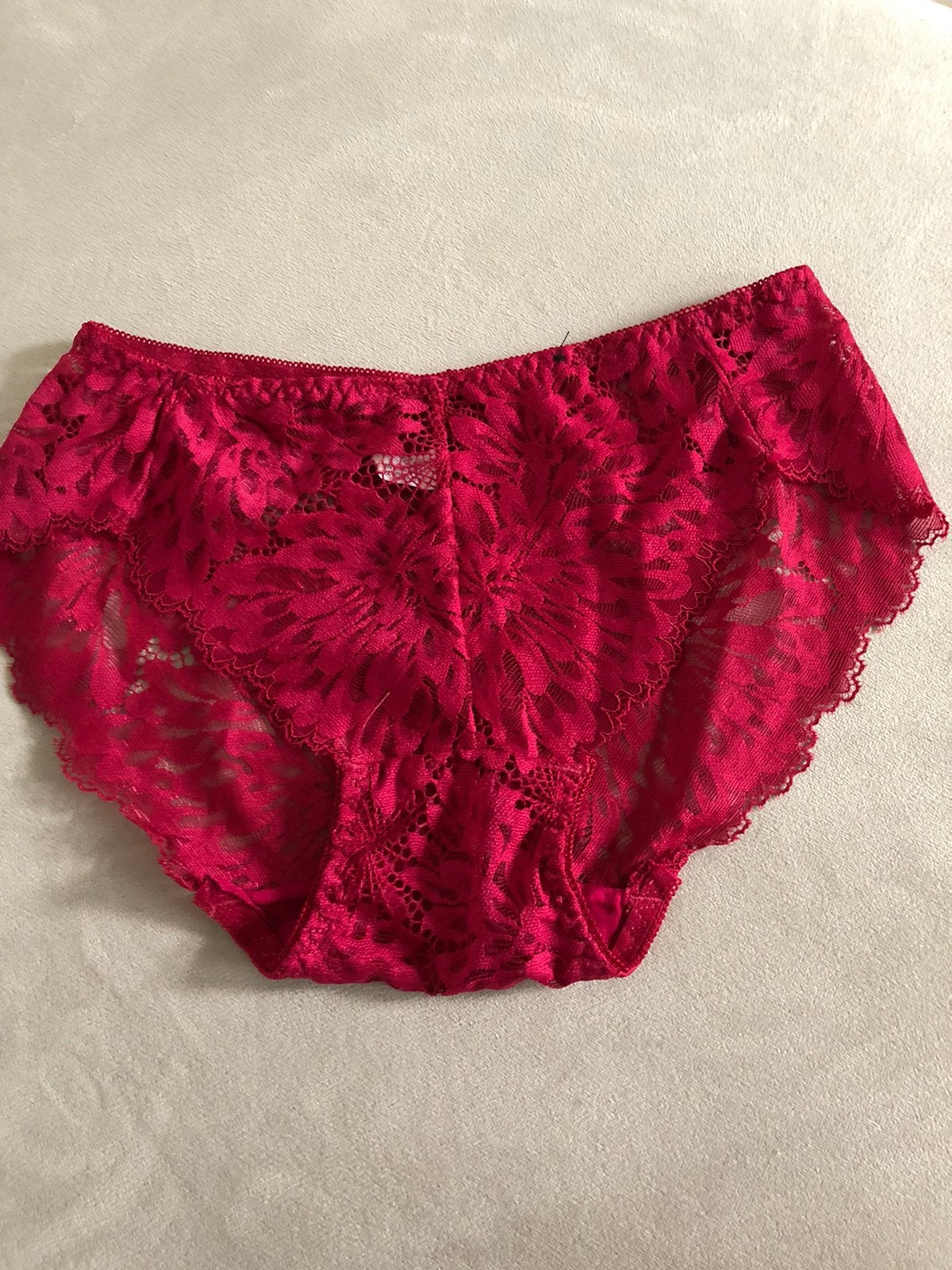 Rood Kanten Slipje - Comfortabel & Stijlvol maat m, Ophalen of Verzenden, Rood, Slip