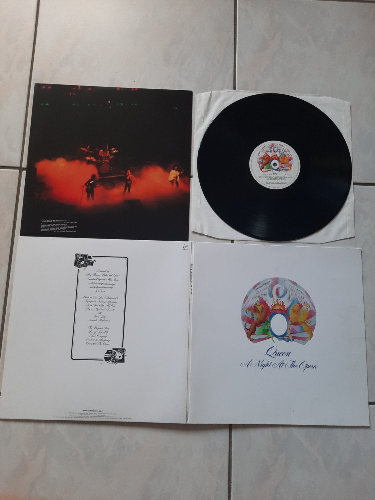 LP Queen, A Night At The Opera, Cd's en Dvd's, Ophalen of Verzenden, Zo goed als nieuw, 12 inch, Poprock