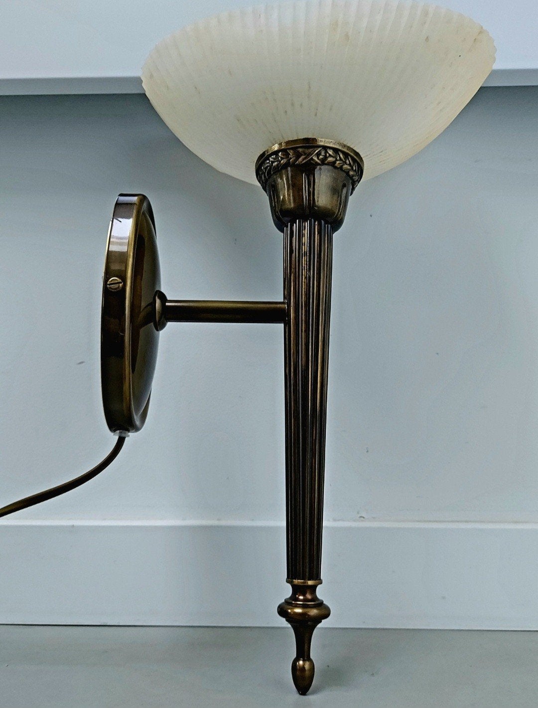 Mid Century Italiaanse wandlamp, Ophalen of Verzenden