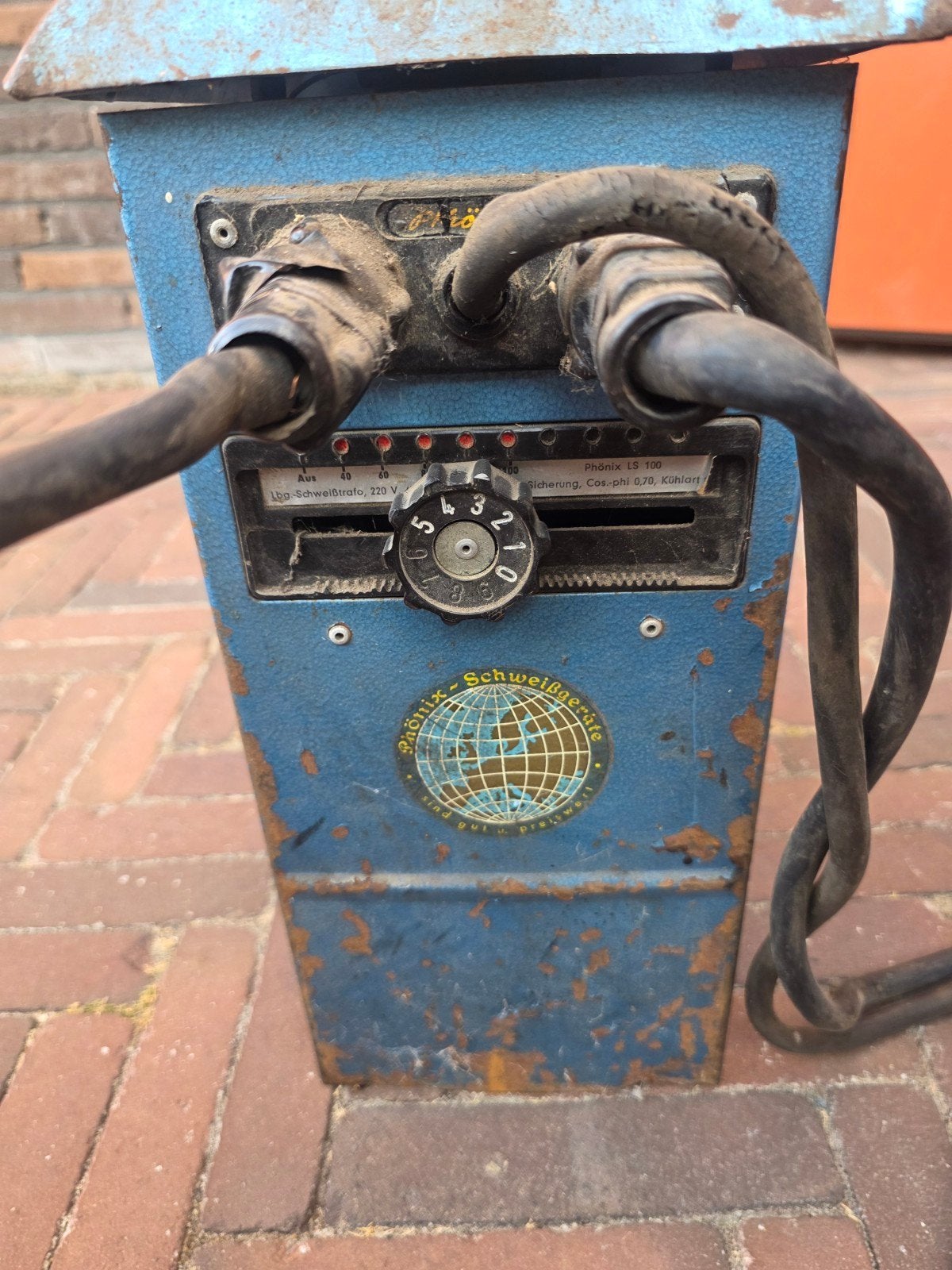 Oude Phoenix LS 100 lasapparaat - Vintage lasmachine, Ophalen of Verzenden, Gebruikt, Minder dan 150 ampère, Elektroden