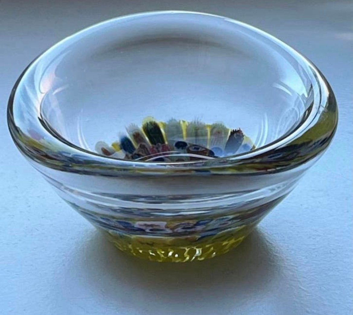 Murano Millefiori kom, Ophalen of Verzenden