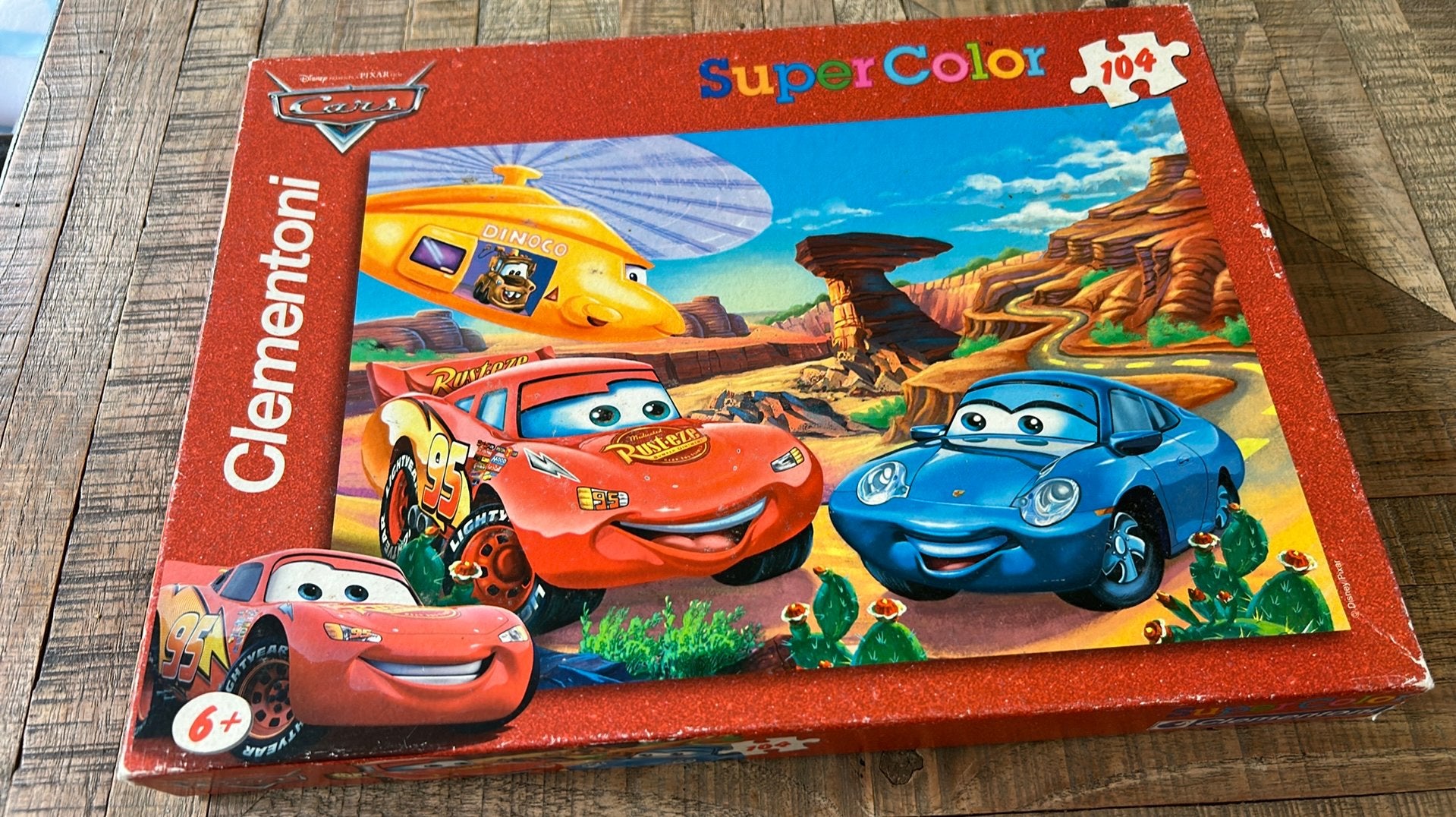 Cars puzzle 104 stukjes, Ophalen of Verzenden, Meer dan 50 stukjes, Gebruikt, 6 jaar of ouder