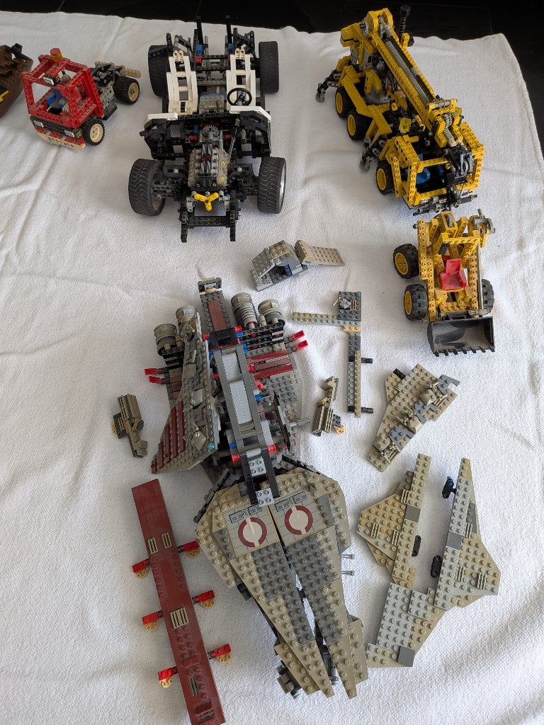Gemengde partij LEGO en LEGO Technic, Ophalen, Gebruikt, Lego, Overige typen