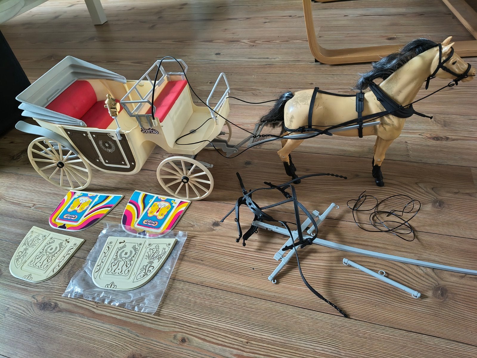 barbie koets 1982 vintage, Ophalen, Gebruikt, Accessoires