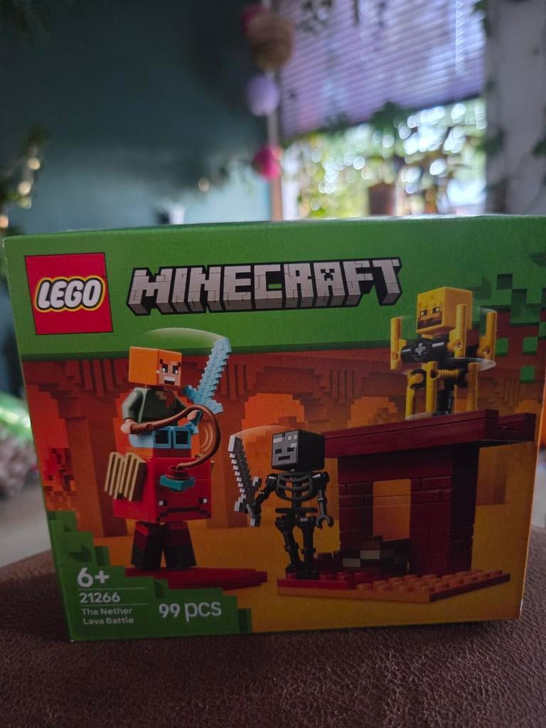 Lego Minecraft 21266 The Nether Lava Battle, Minecraft, Lego, Nieuw, Ophalen of Verzenden