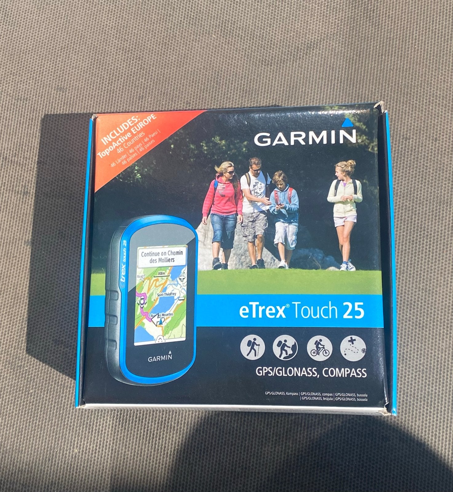 Garmin eTrex Touch 25 GPS - Wandel/Fiets Navigatie, Ophalen of Verzenden, Zo goed als nieuw