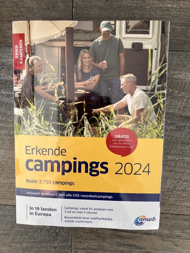 ANWB campinggids - Erkende Campings 2024 (NIEUW/INGESEALD), Europa, Nieuw, Ophalen of Verzenden, Campinggids