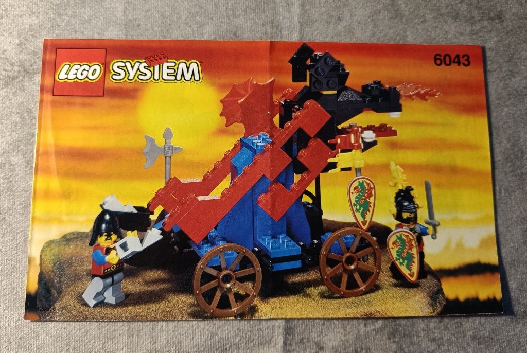 Lego Dragon Defender Instructie Boekje Set No 6043, Gebruikt, Lego, Overige typen, Ophalen of Verzenden