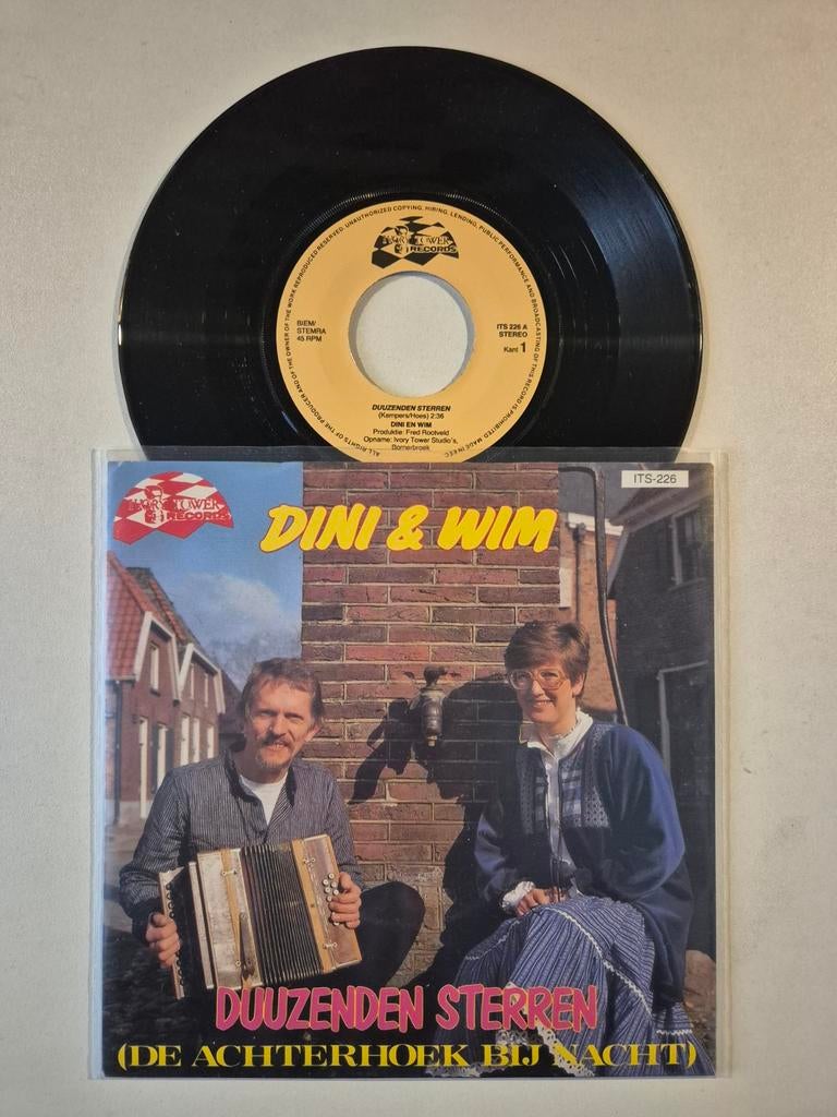Dini & Wim-Duuzenden sterren, Cd's en Dvd's, Vinyl | Nederlandstalig, Ophalen of Verzenden, Zo goed als nieuw, Overige formaten